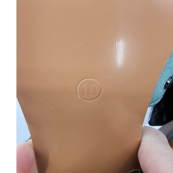 New NWOB Turquoise Floral Booties Size 10 Embroidered Boho Indy - Picture 15 of 15